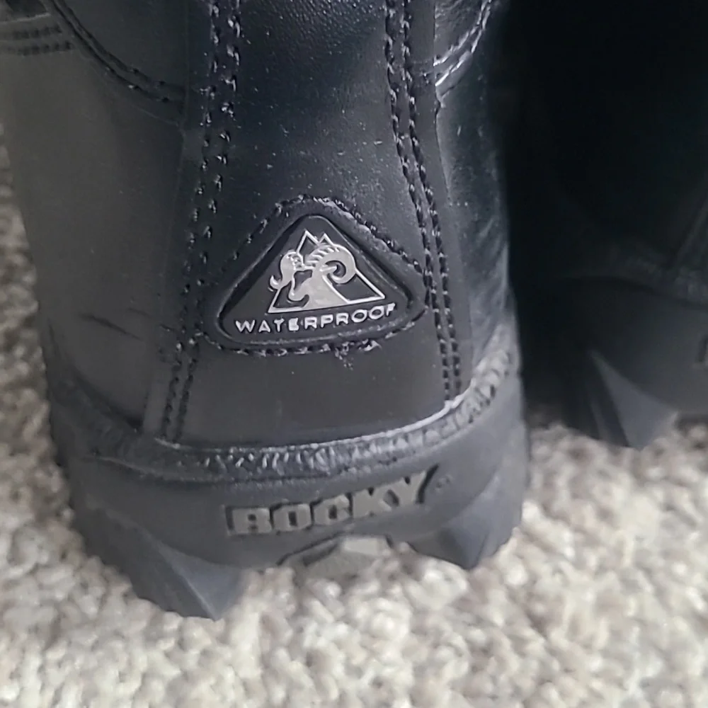 GUC Rocky Alpha Force Black Leather Boots Men's Sz 7